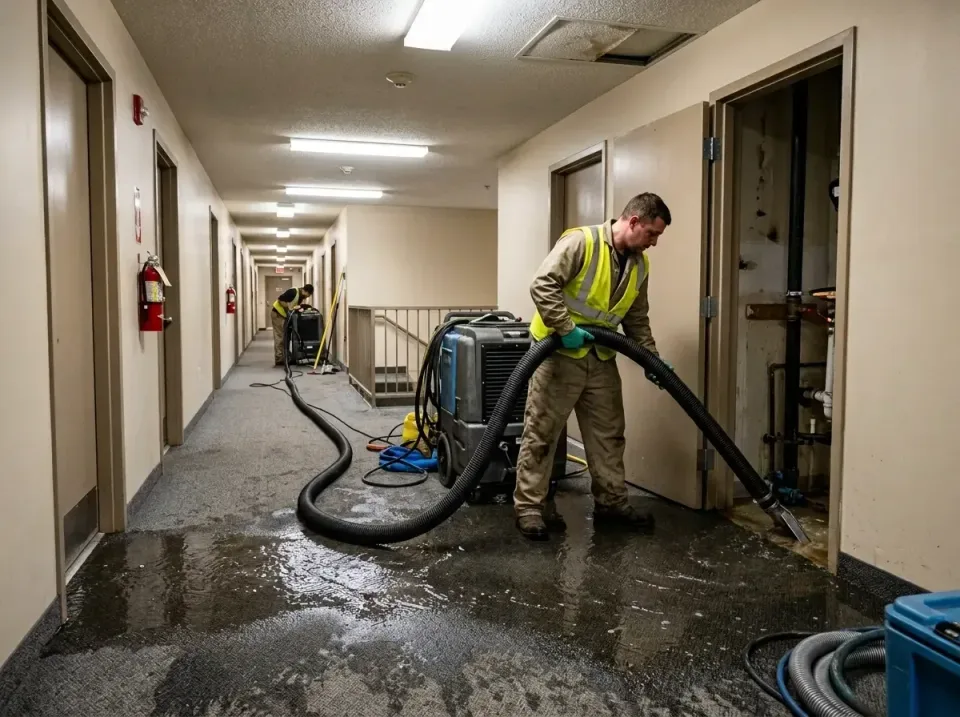 multi-unit-apartment-hallway-f-005 — frequently asked questions, Emergency Burst Pipe Water Extraction & Removal in West Wyo…